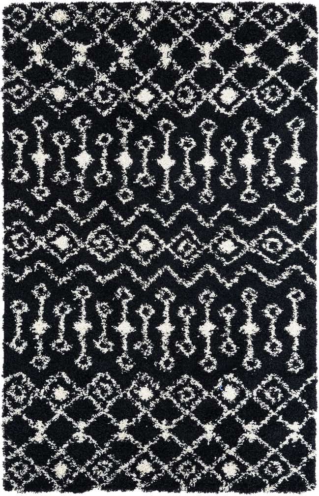 5' 3 x 8' Moroccan Trellis Shag Rug