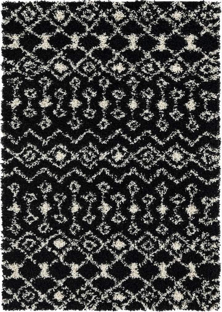 4' x 6' Moroccan Trellis Shag Rug