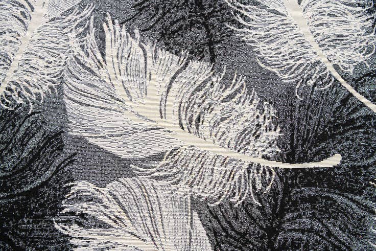 Detail image of 5' 2 x 7' 8 Easy-Clean Botanical Indoor / Outdoor Rug