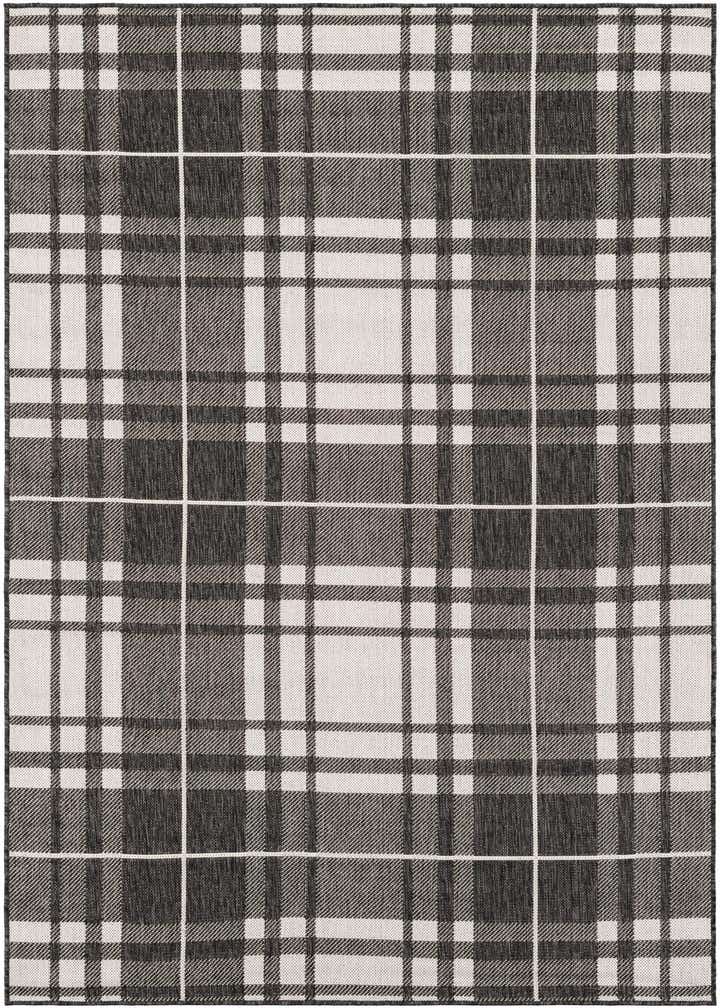 5' 3 x 8' Easy-Clean Checkered Indoor / Outdoor Rug