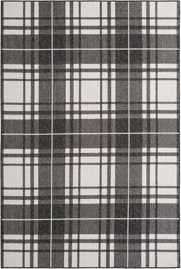 Detail image of 6' x 9' Easy-Clean Checkered Indoor / Outdoor Rug