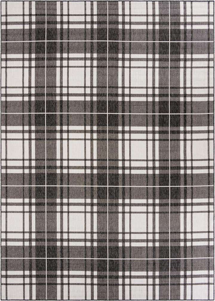 9' x 12' Easy-Clean Checkered Indoor / Outdoor Rug