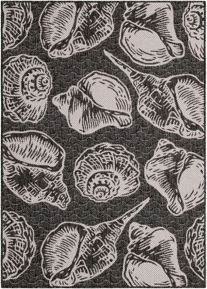 4' x 6' Easy-Clean Coastal Indoor / Outdoor Rug