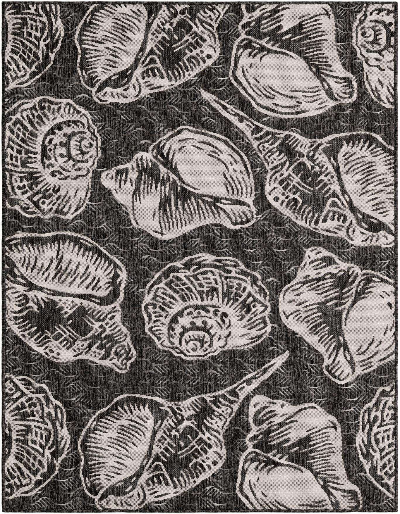 4' x 6' Easy-Clean Coastal Indoor / Outdoor Rug