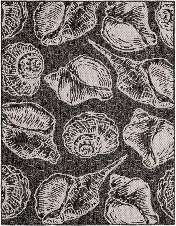 Detail image of 4' x 6' Easy-Clean Coastal Indoor / Outdoor Rug