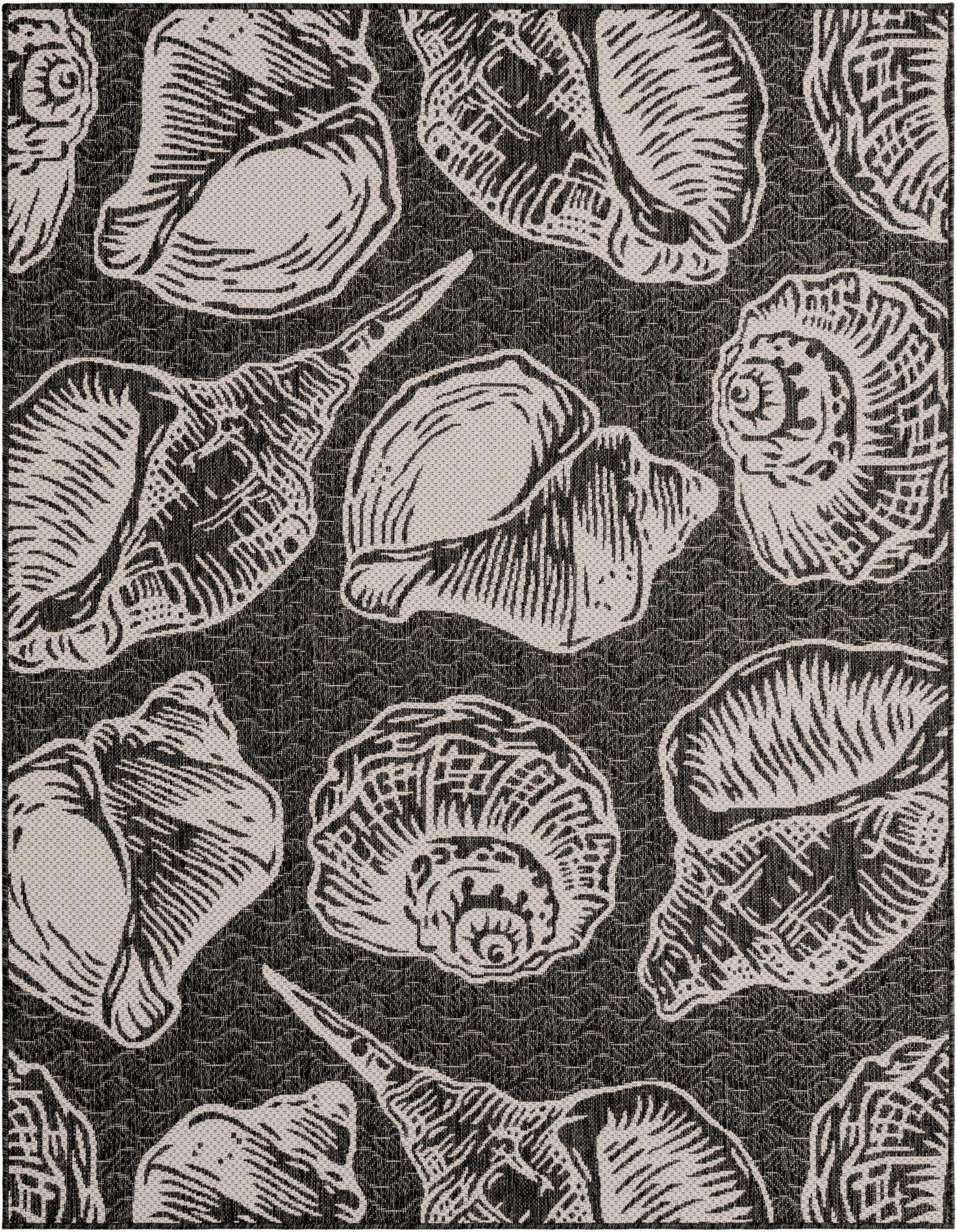 5' 3 x 7' Easy-Clean Coastal Indoor / Outdoor Rug