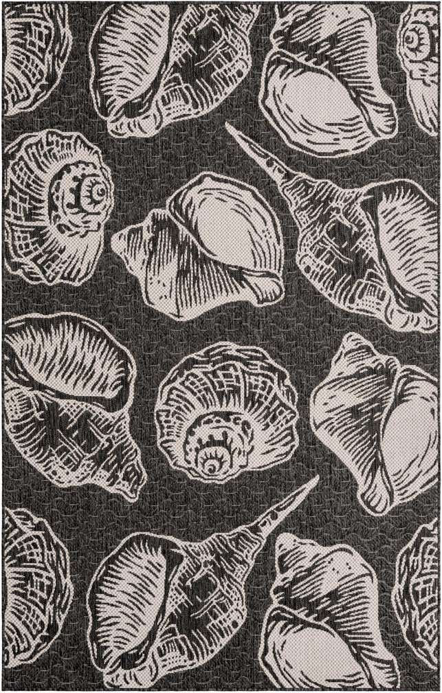 5' 3 x 8' Easy-Clean Coastal Indoor / Outdoor Rug