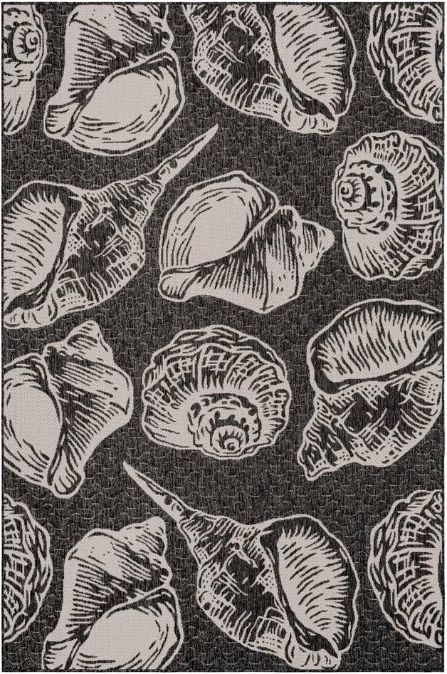 Detail image of 6' x 9' Easy-Clean Coastal Indoor / Outdoor Rug