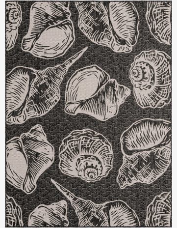 5' 3 x 7' Easy-Clean Coastal Indoor / Outdoor Rug