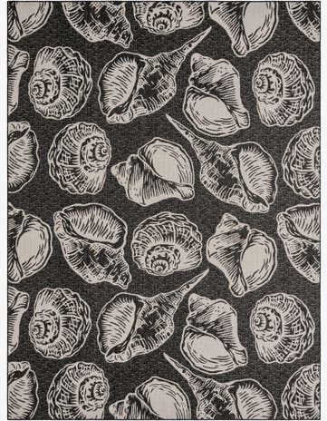 9' x 12' Easy-Clean Coastal Indoor / Outdoor Rug