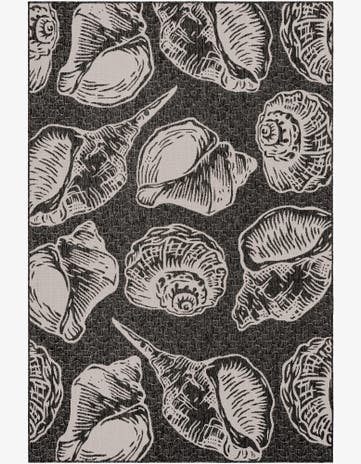 6' x 9' Easy-Clean Coastal Indoor / Outdoor Rug