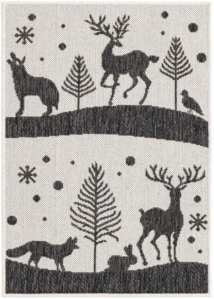 2' x 3' Easy-Clean Holiday Indoor / Outdoor Rug