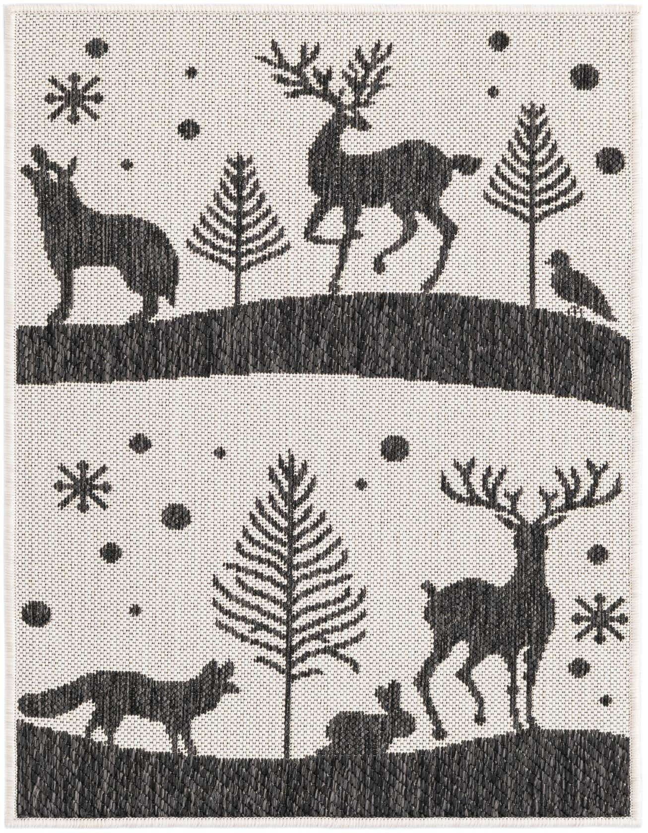 2' x 3' Easy-Clean Holiday Indoor / Outdoor Rug