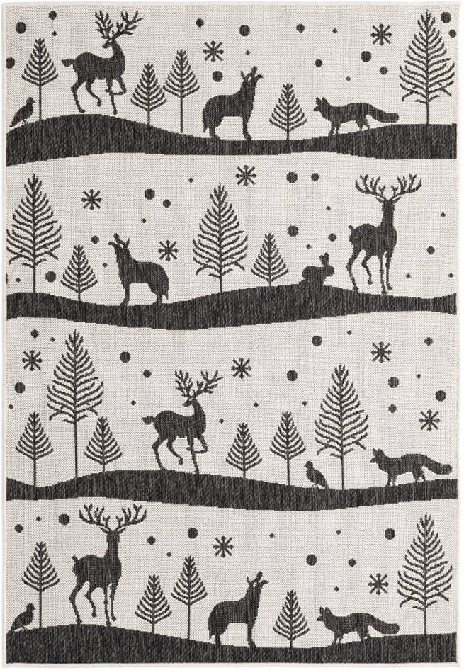 Detail image of 4' x 6' Easy-Clean Holiday Indoor / Outdoor Rug