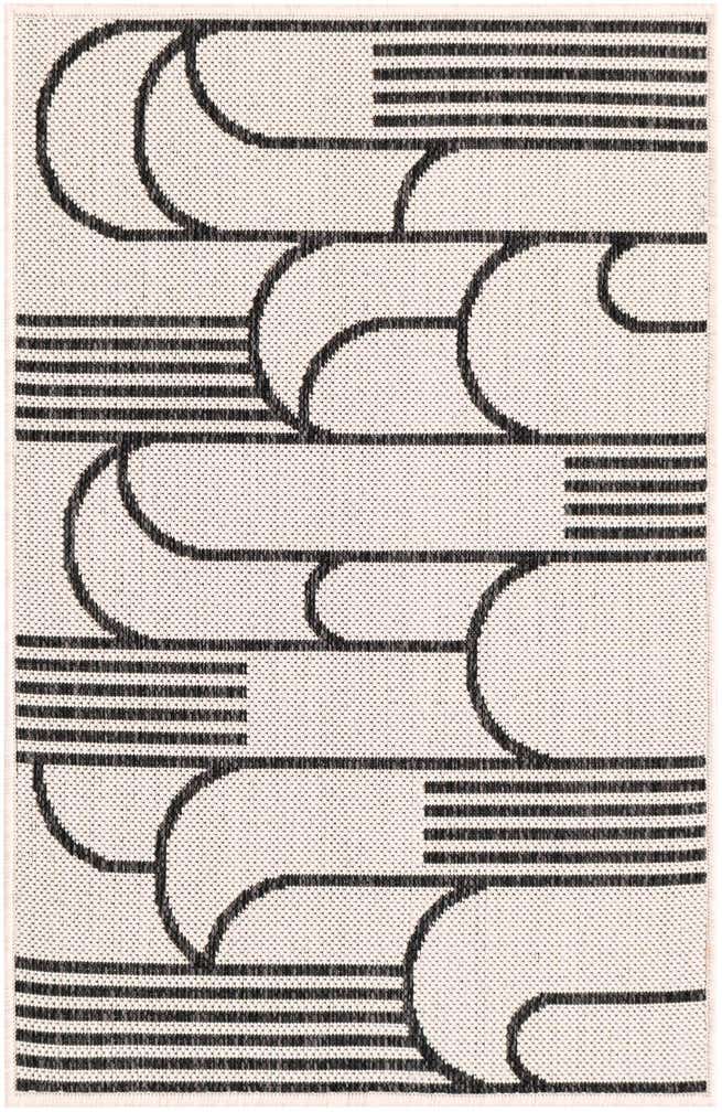 2' x 3' Easy-Clean Modern Indoor / Outdoor Rug