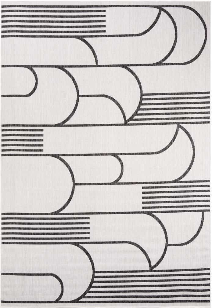 7' x 10' Easy-Clean Modern Indoor / Outdoor Rug