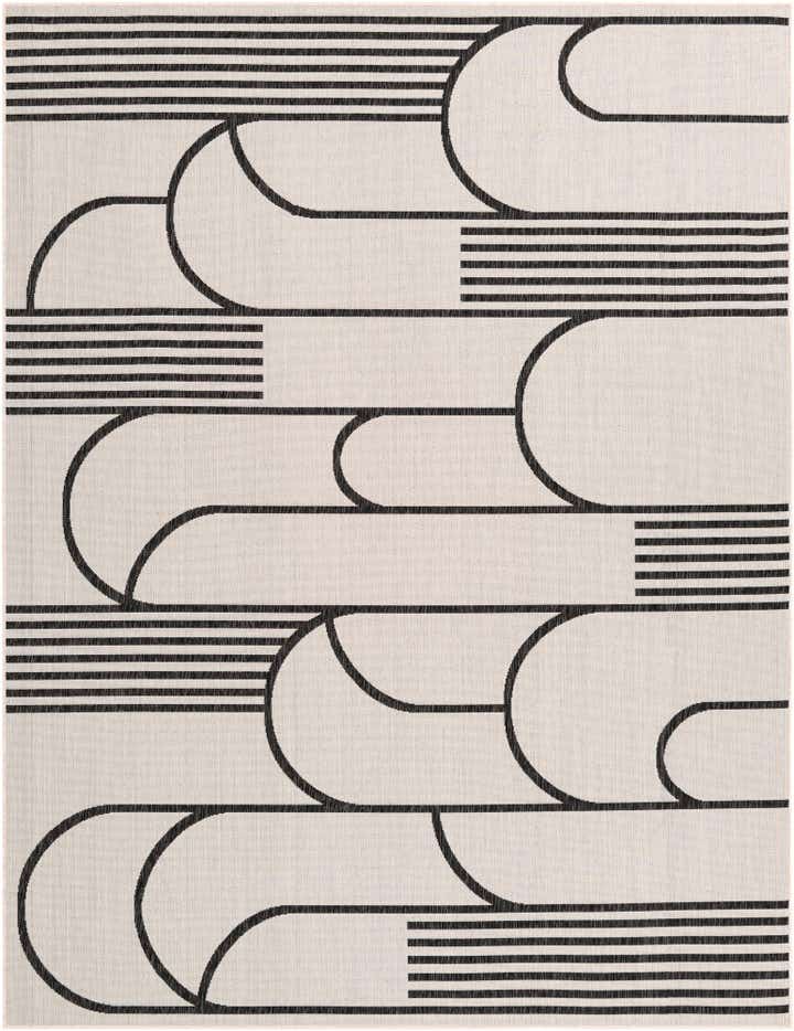 7' 10 x 10' Easy-Clean Modern Indoor / Outdoor Rug
