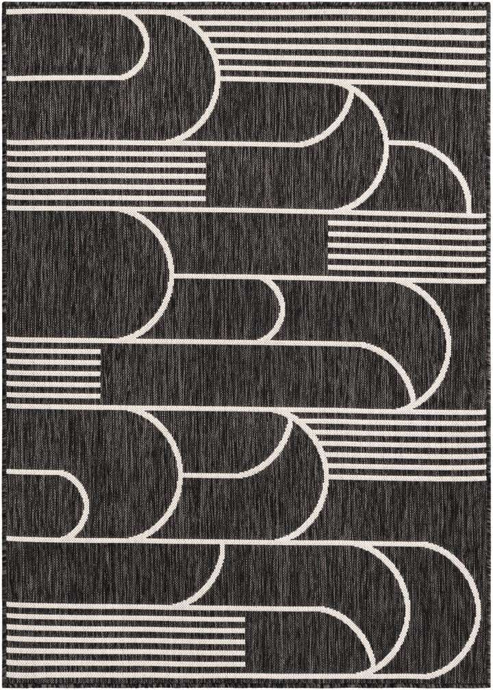 4' x 6' Easy-Clean Modern Indoor / Outdoor Rug