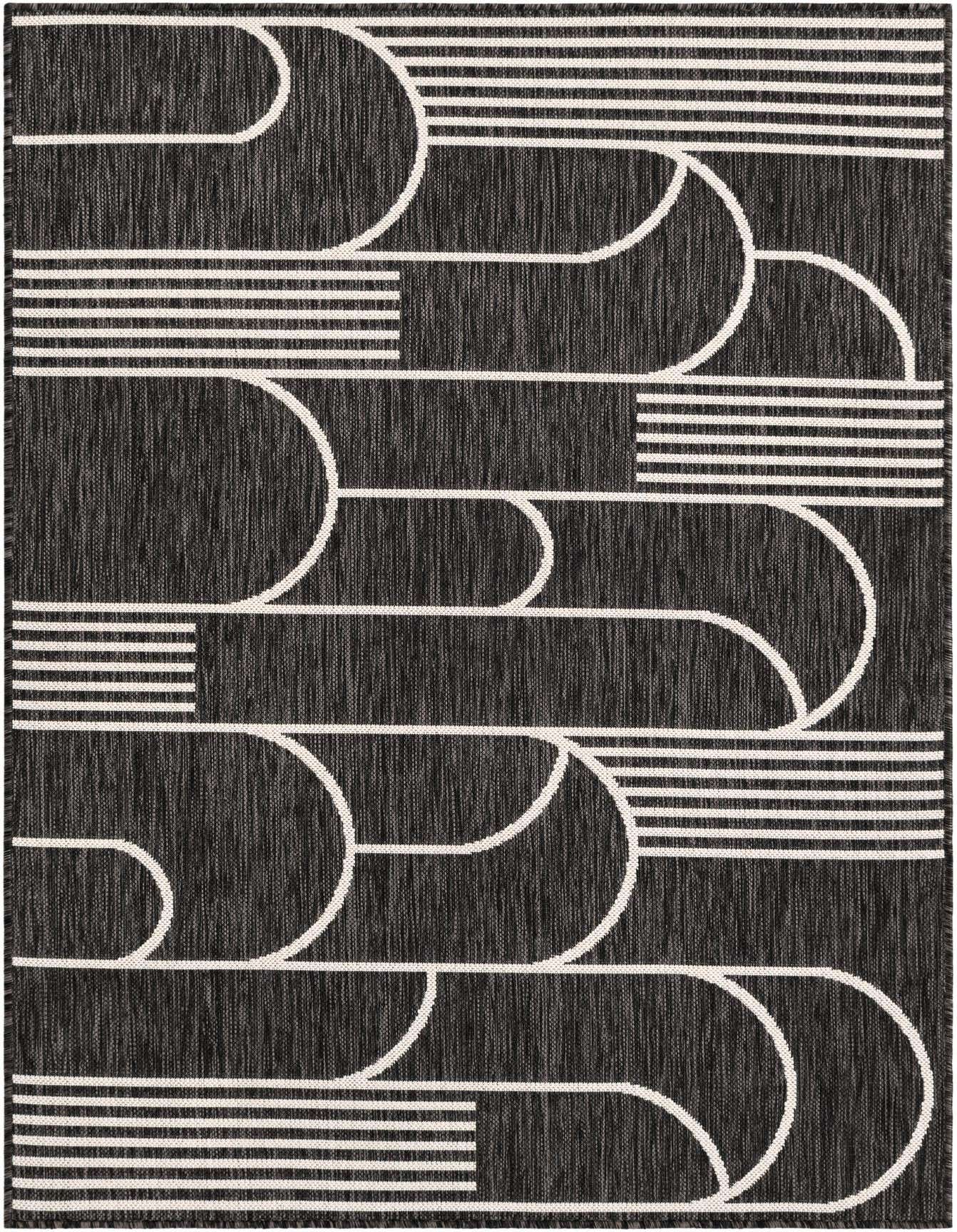 4' x 6' Easy-Clean Modern Indoor / Outdoor Rug