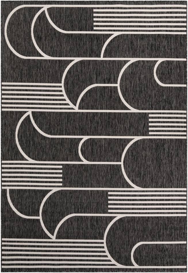 Detail image of 7' x 10' Easy-Clean Modern Indoor / Outdoor Rug