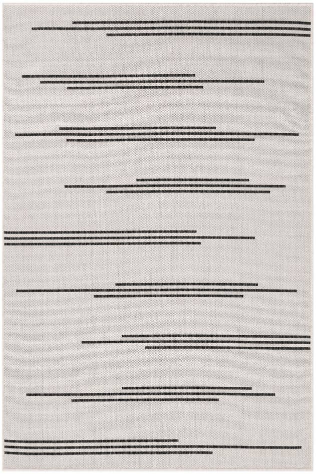 Detail image of 4' x 6' Easy-Clean Modern Indoor / Outdoor Rug