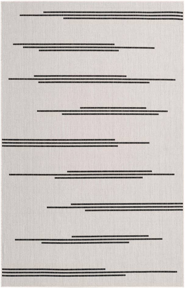 Detail image of 5' 3 x 8' Easy-Clean Modern Indoor / Outdoor Rug