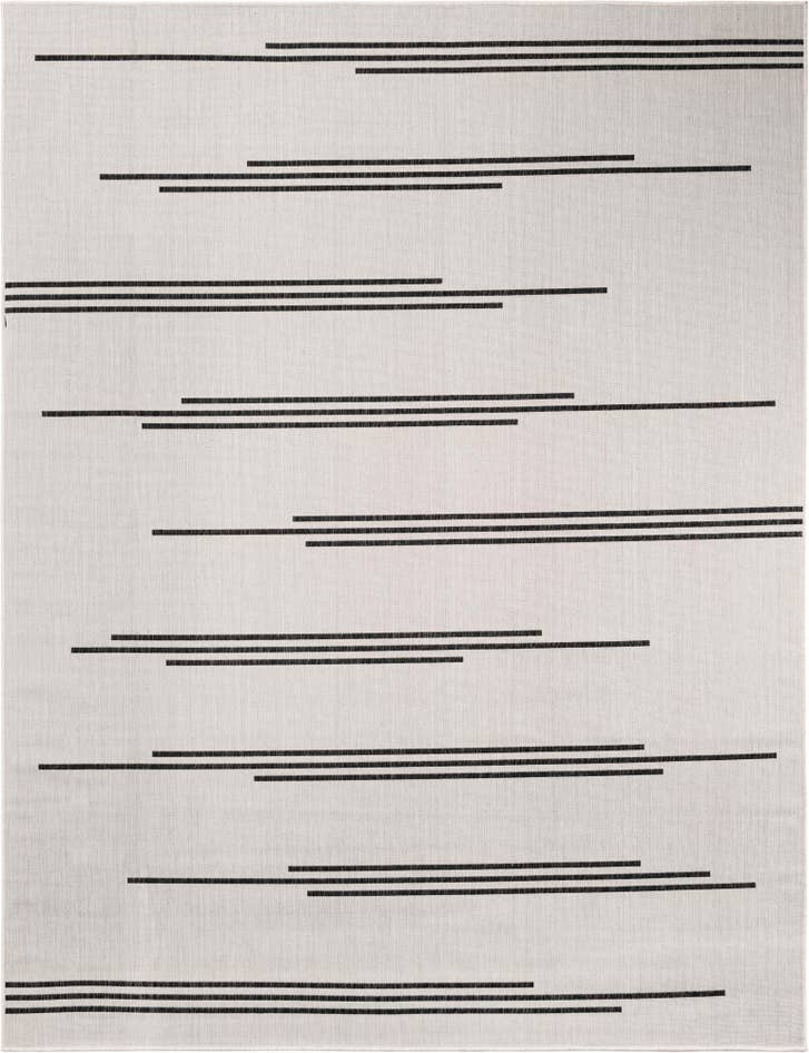 Detail image of 7' 10 x 10' Easy-Clean Modern Indoor / Outdoor Rug