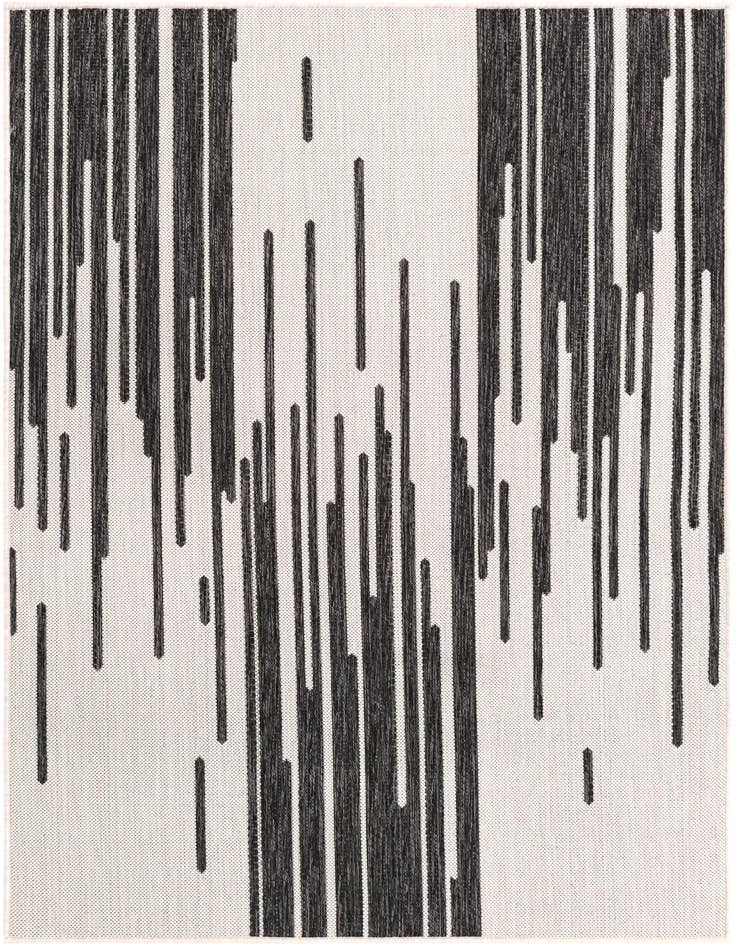 Detail image of 4' x 6' Easy-Clean Modern Indoor / Outdoor Rug