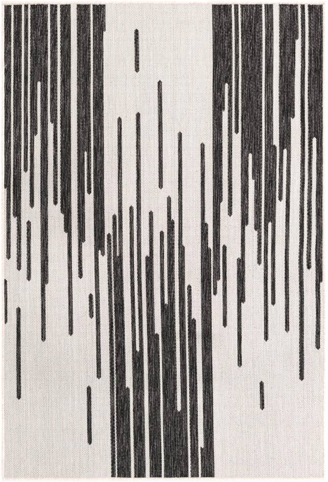 Detail image of 4' x 6' Easy-Clean Modern Indoor / Outdoor Rug