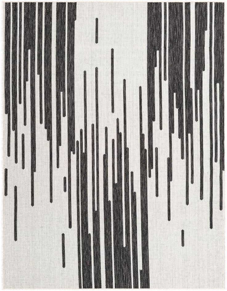 Detail image of 5' 3 x 8' Easy-Clean Modern Indoor / Outdoor Rug