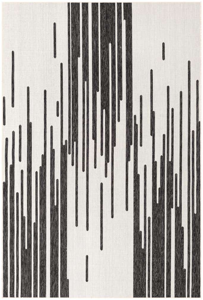 6' x 9' Easy-Clean Modern Indoor / Outdoor Rug