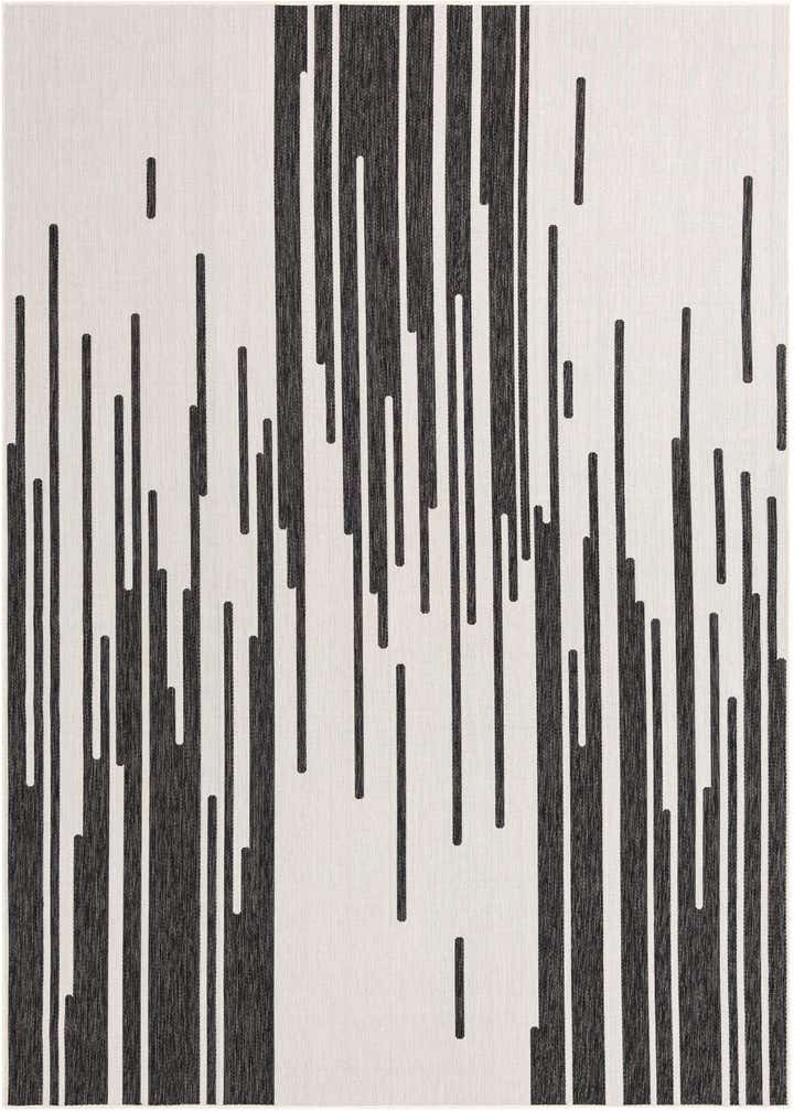 9' x 12' Easy-Clean Modern Indoor / Outdoor Rug