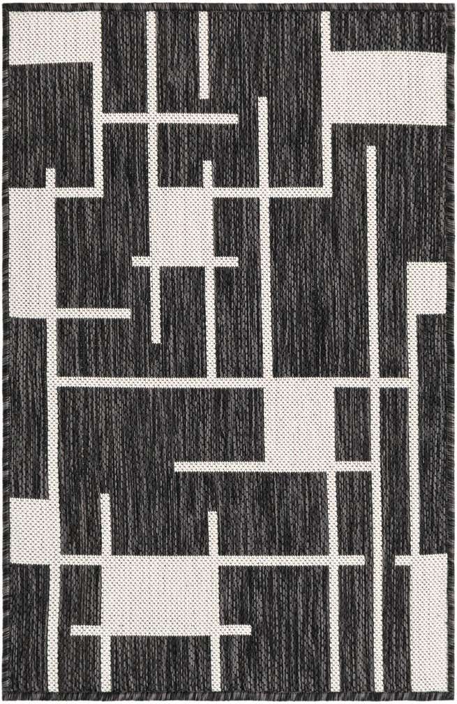 2' x 3' Easy-Clean Modern Indoor / Outdoor Rug