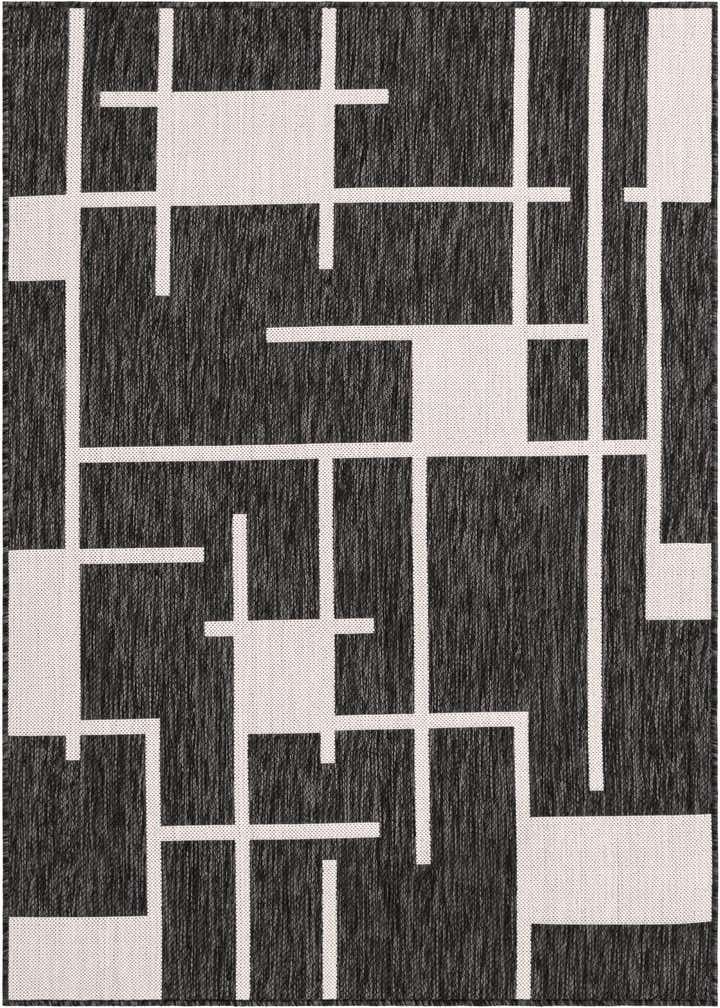 4' x 6' Easy-Clean Modern Indoor / Outdoor Rug
