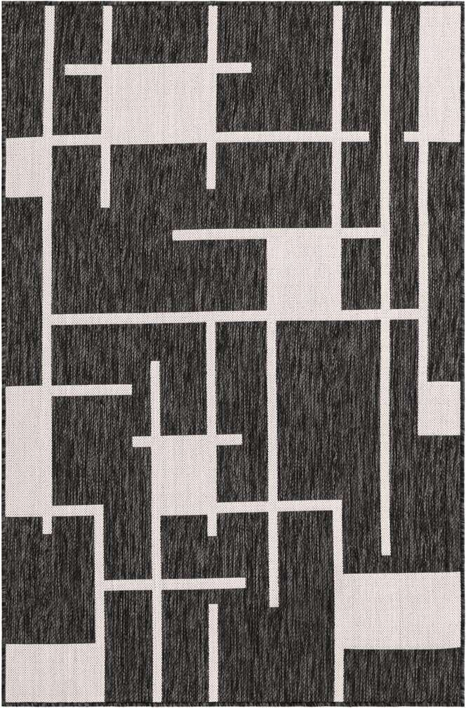 4' x 6' Easy-Clean Modern Indoor / Outdoor Rug