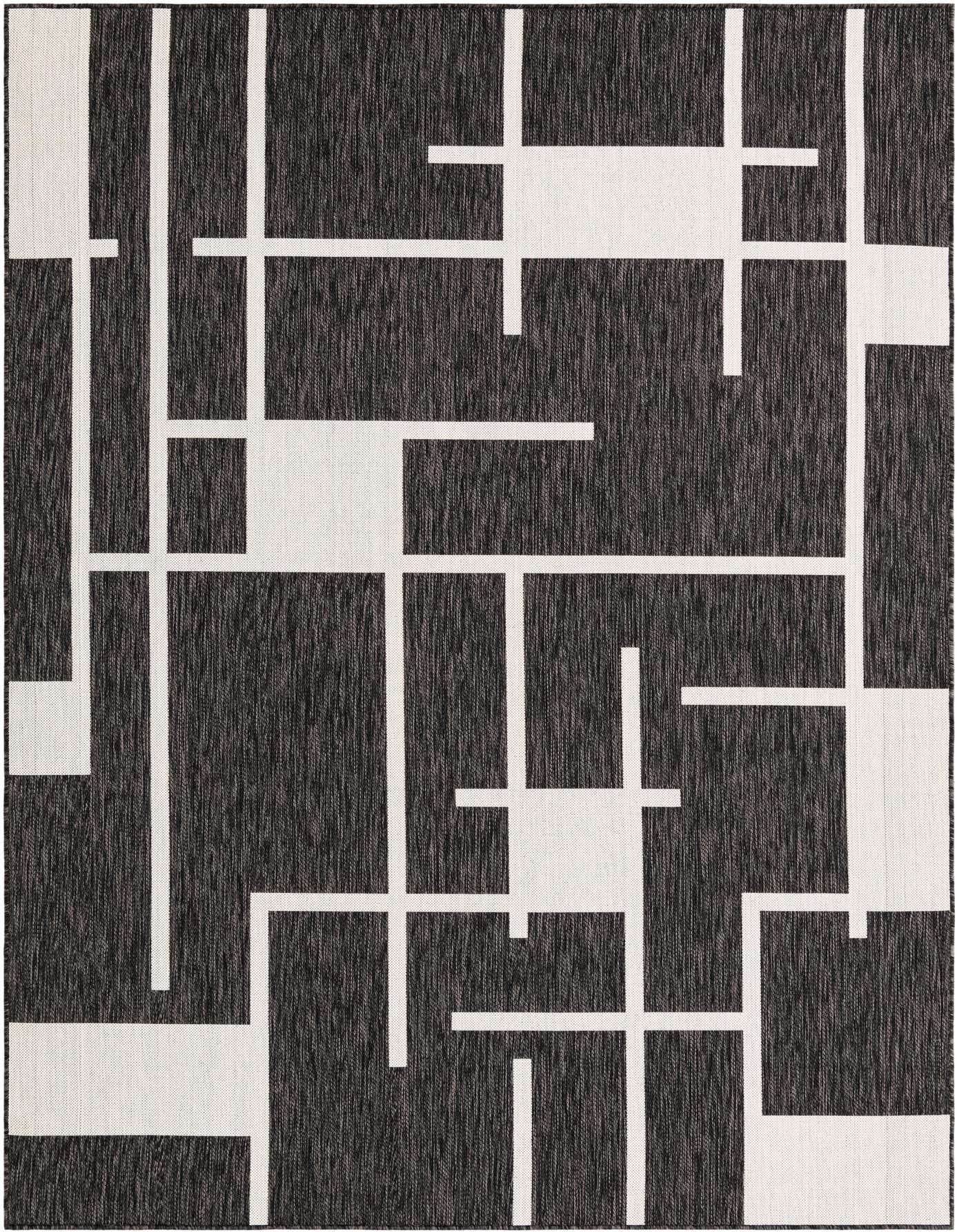 7' x 10' Easy-Clean Modern Indoor / Outdoor Rug