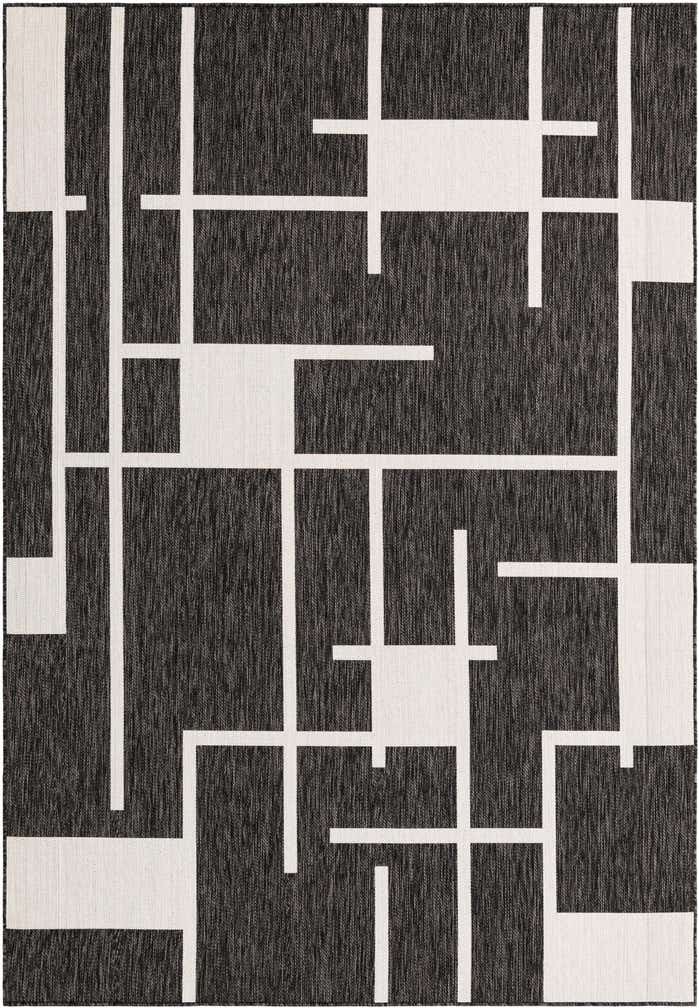 7' x 10' Easy-Clean Modern Indoor / Outdoor Rug