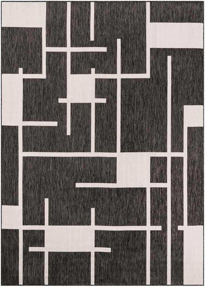 7' 10 x 10' Easy-Clean Modern Indoor / Outdoor Rug