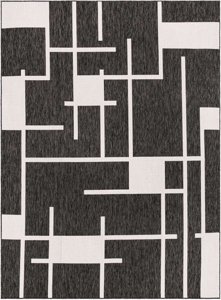 9' x 12' Easy-Clean Modern Indoor / Outdoor Rug
