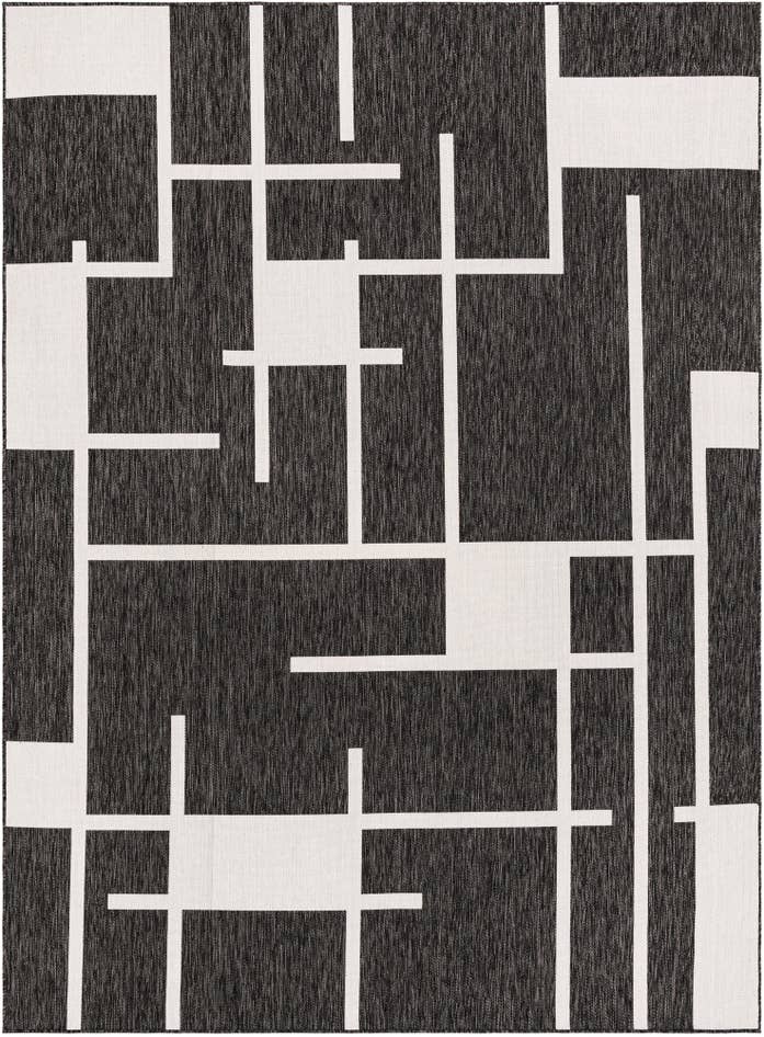Detail image of 9' x 12' Easy-Clean Modern Indoor / Outdoor Rug