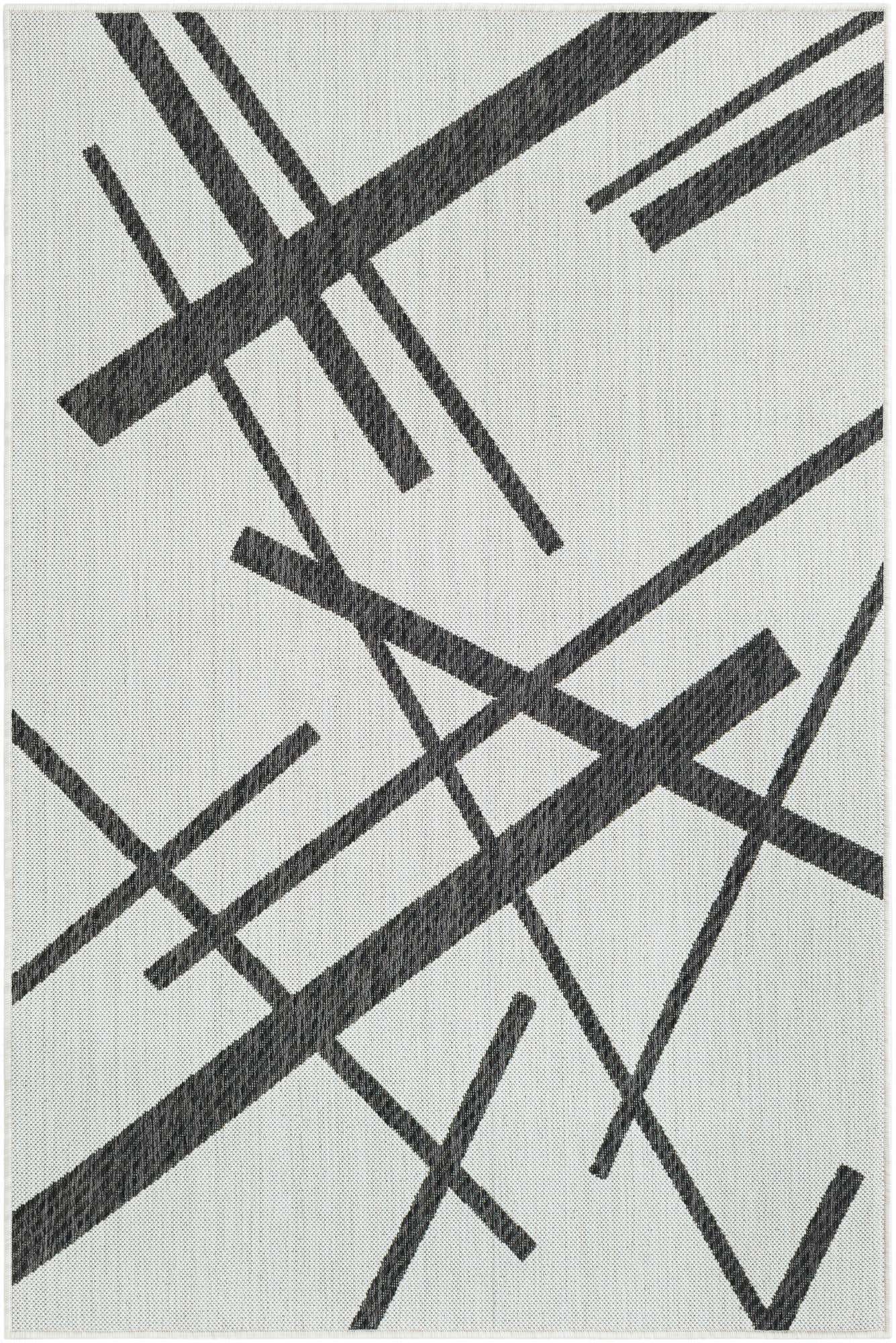 4' x 6' Easy-Clean Modern Indoor / Outdoor Rug