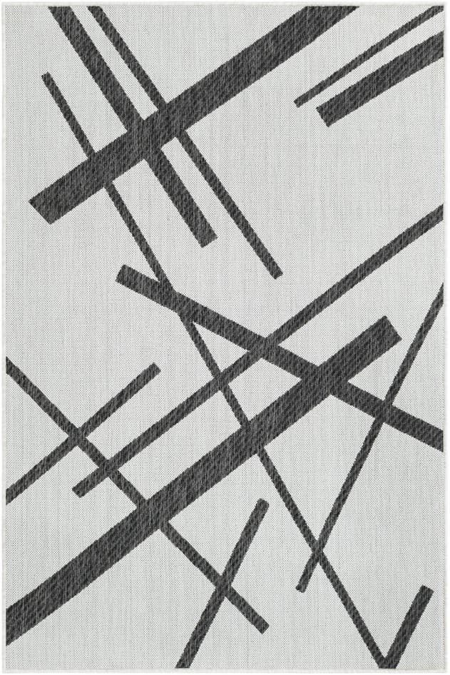 Detail image of 4' x 6' Easy-Clean Modern Indoor / Outdoor Rug