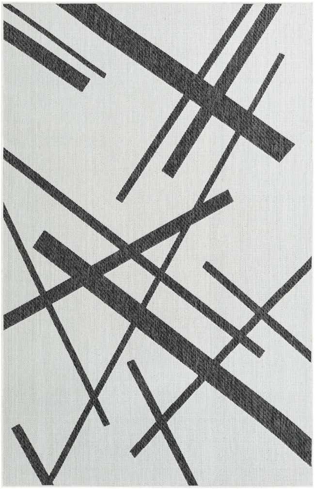 5' 3 x 8' Easy-Clean Modern Indoor / Outdoor Rug