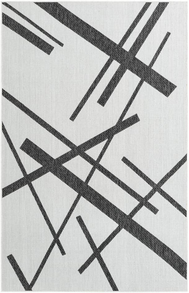 Detail image of 5' 3 x 8' Easy-Clean Modern Indoor / Outdoor Rug