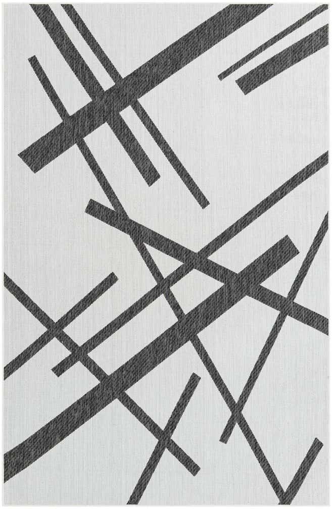 6' x 9' Easy-Clean Modern Indoor / Outdoor Rug
