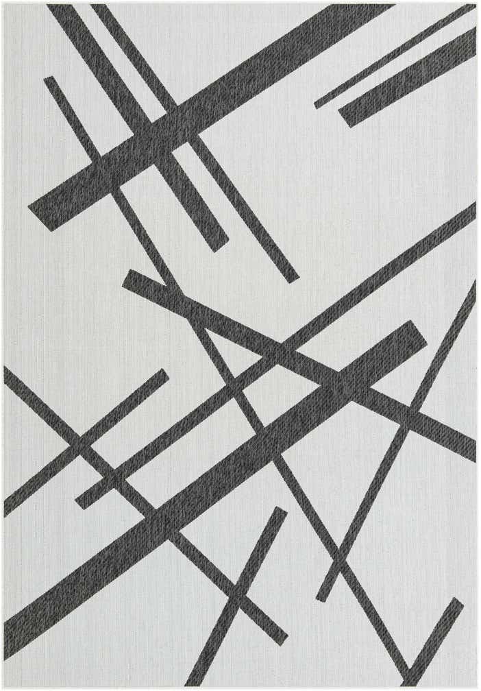 7' x 10' Easy-Clean Modern Indoor / Outdoor Rug