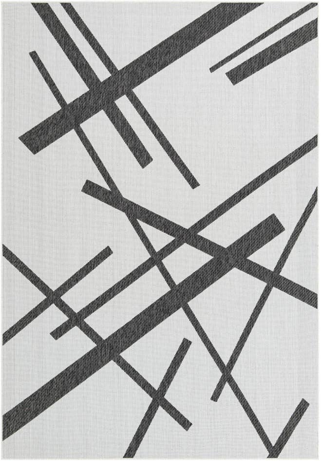 Detail image of 7' x 10' Easy-Clean Modern Indoor / Outdoor Rug