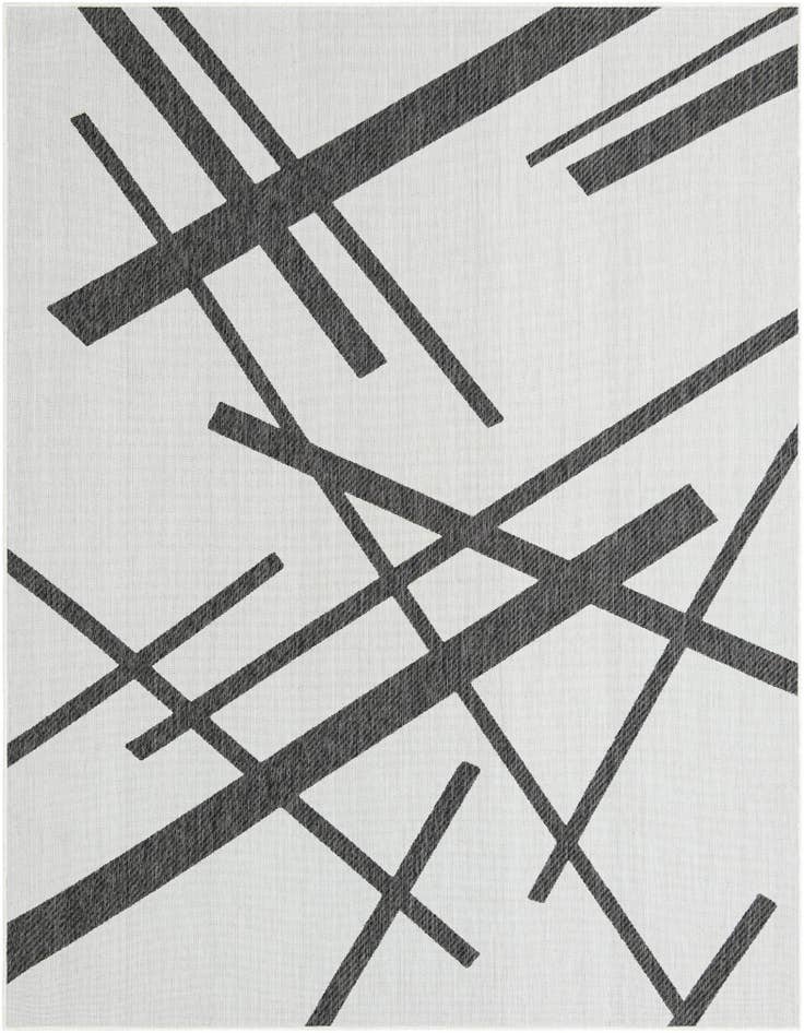 Detail image of 7' 10 x 10' Easy-Clean Modern Indoor / Outdoor Rug