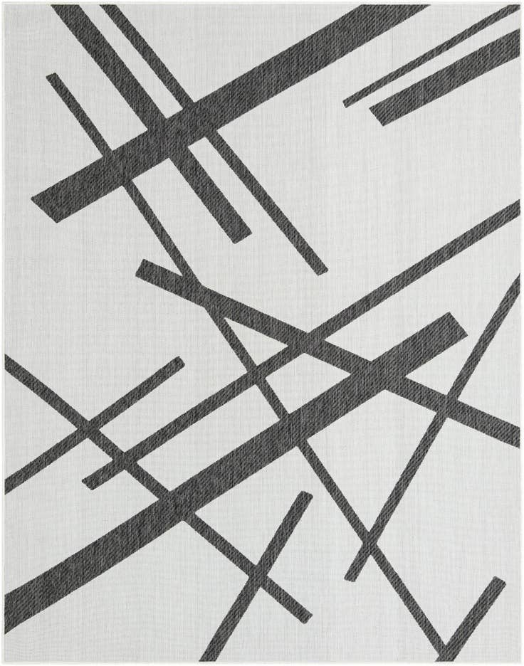 Detail image of 7' 10 x 10' Easy-Clean Modern Indoor / Outdoor Rug