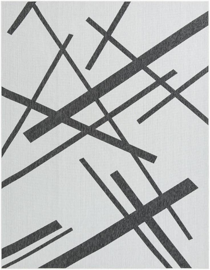 Detail image of 9' x 12' Easy-Clean Modern Indoor / Outdoor Rug